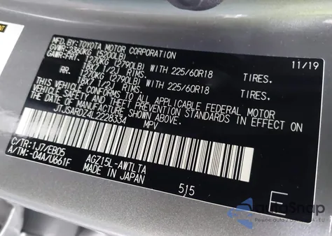 2020 Lexus Nx 300 F Sport z USA, uszkodzony, nr VIN JTJSARDZ4L2228334